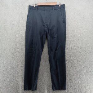 Bonobos Pants Mens‎ 33x32 Navy Blue Flat Front Chinos Classicore Workwear